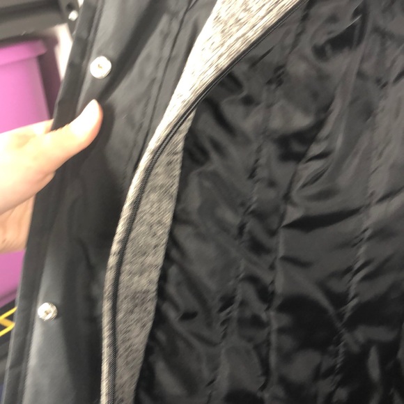 INTL Details black winter hooded jacket size 1X - Picture 5 of 13